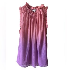 Ombré Sheer Blouse Madison d’ Amelie size M
